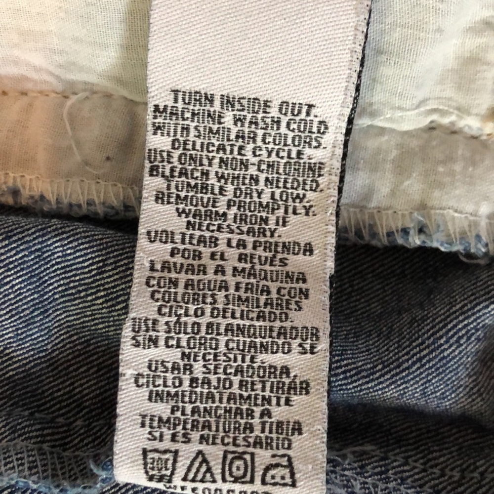 Wallflower Denim Sweatshirt Vest - Picture 6 of 7